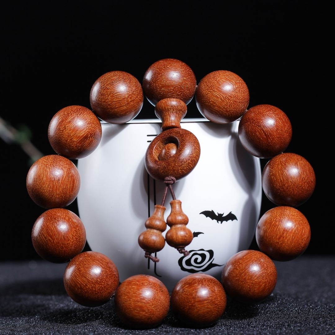 印尼金星紫檀时间运转手串13颗