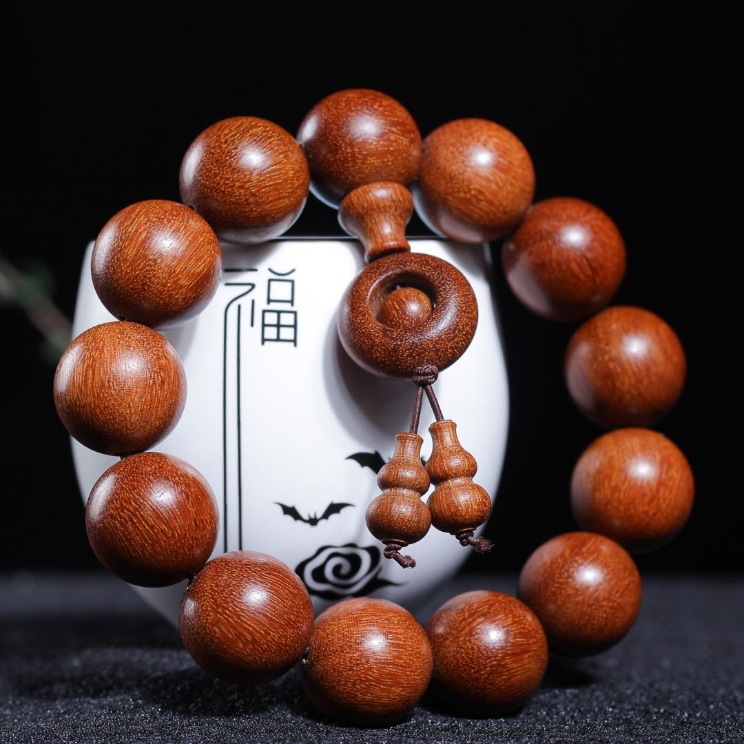 印尼金星紫檀时间运转手串13颗