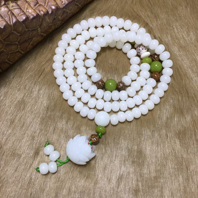 白玉菩提根算盘珠 - 白玉菩提根算盘珠