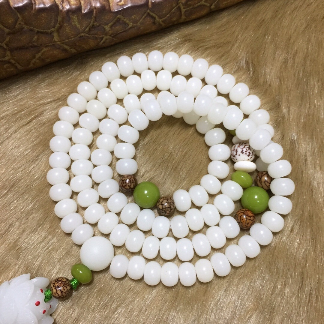 白玉菩提根算盘珠