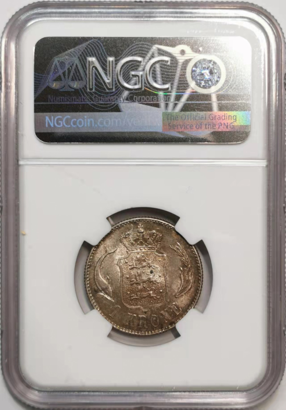 凡希社世界钱币微拍第一百七十六期 1915丹麦克朗银币NGC-MS63