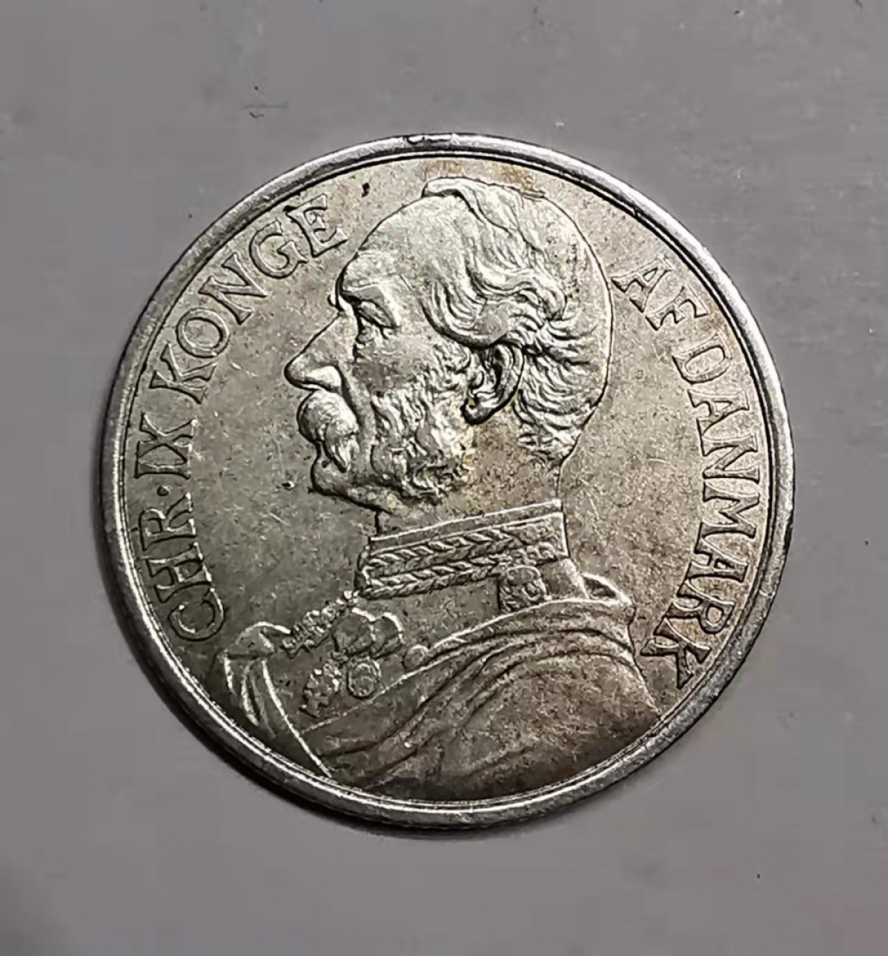 凡希社世界钱币微拍第一百七十六期 1905丹属西印度三裸女20分AU带光品！