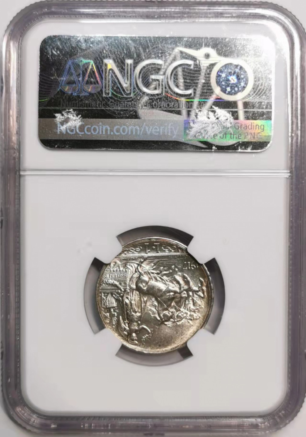 凡希社世界钱币微拍第一百七十六期 1917意大利马车里拉银币NGC-MS63