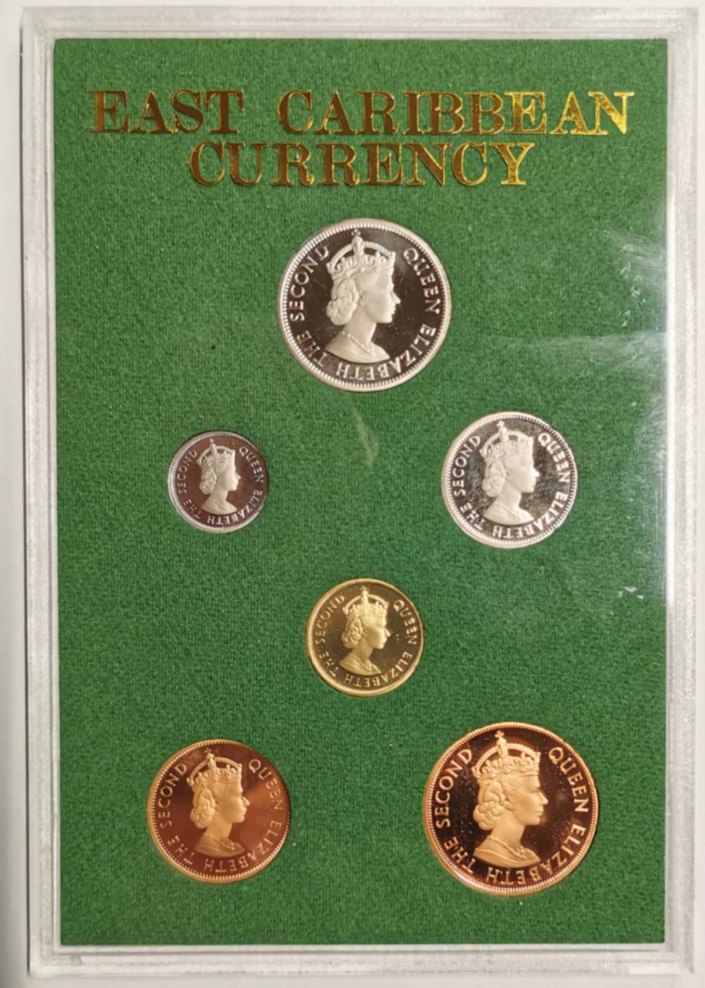 凡希社世界钱币微拍第一百七十六期 英属东加勒比伊丽莎白精铸PS全品