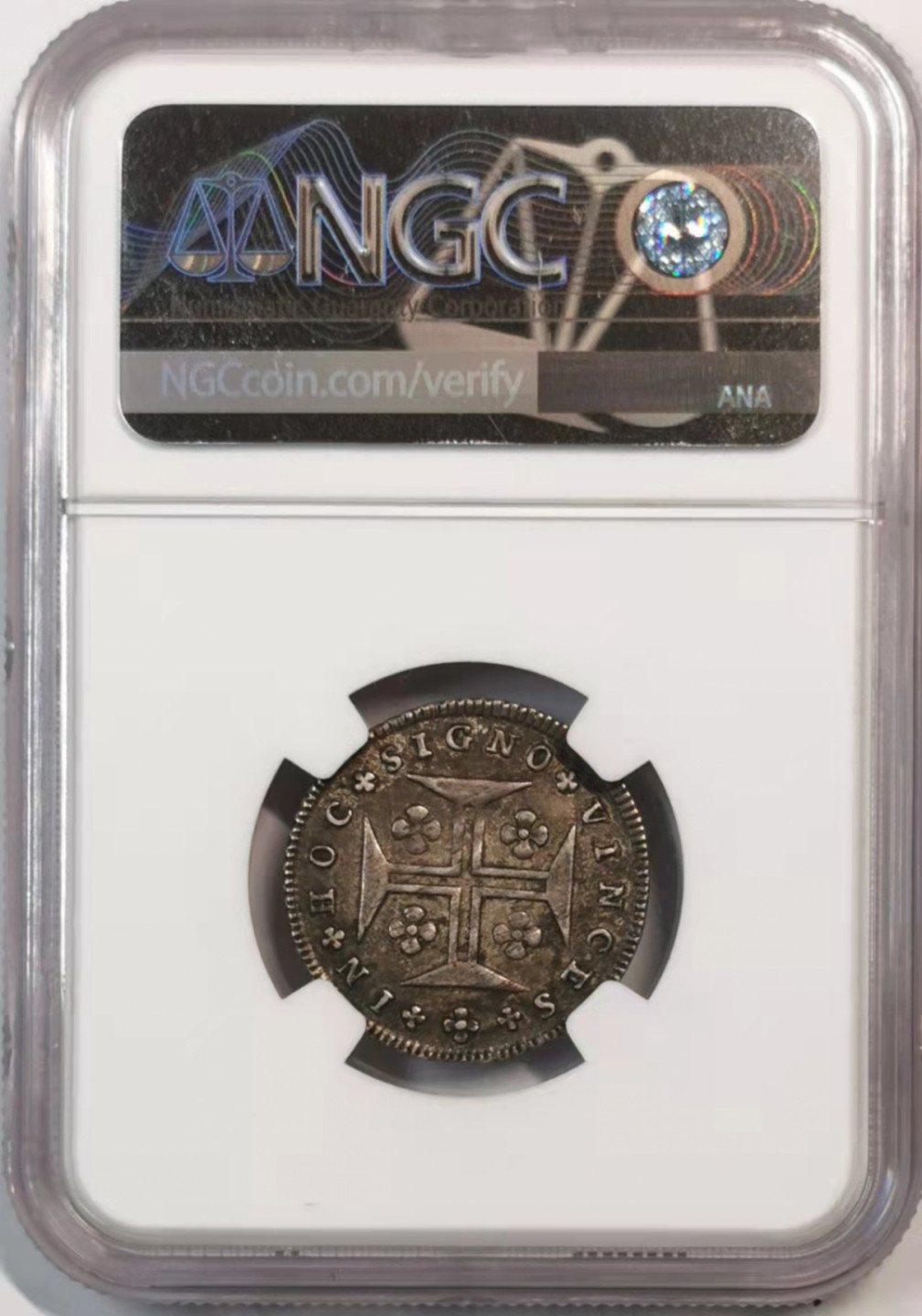 凡希社世界钱币微拍第一百七十六期 荐1794/95葡属亚速尔玛丽一世三枚套NGC原味极美品！