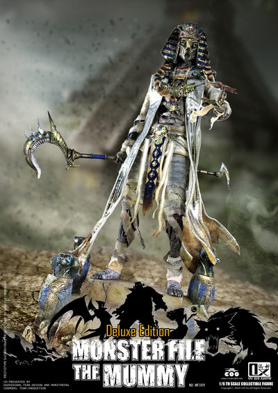 零元拍：COOMODEL X 偶之相 1/6 怪物档案系列-木乃伊 可动人偶 MF009 豪华版 全新未拆。 - 零元拍：COOMODEL X 偶之相 1/6 怪物档案系列-木乃伊 可动人偶 MF009 豪华版 全新未拆。