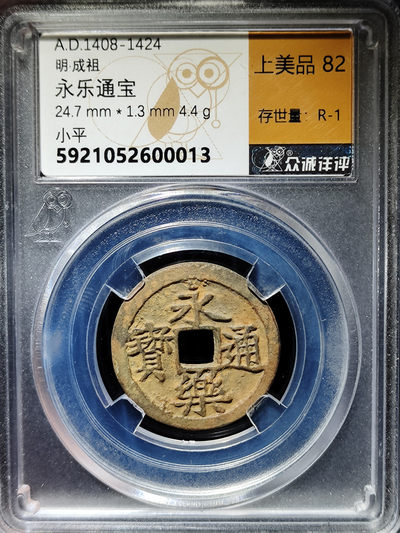 【趵突泉社】~古钱机制币专场第二期 明代永乐通宝