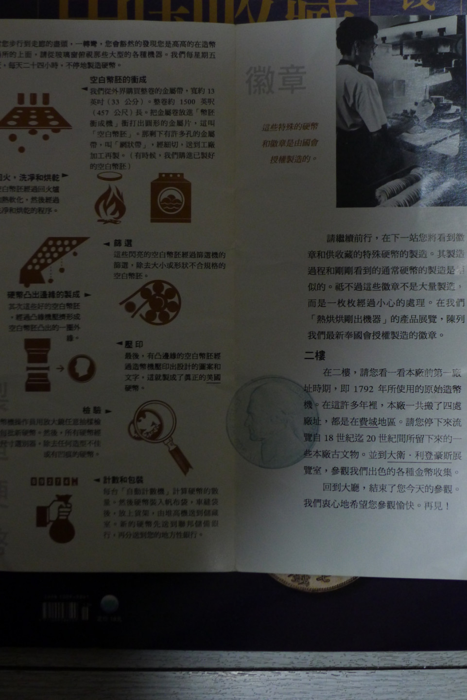 世界钱币章牌书籍专场拍卖第32期 美国（费城）造币厂参观手册