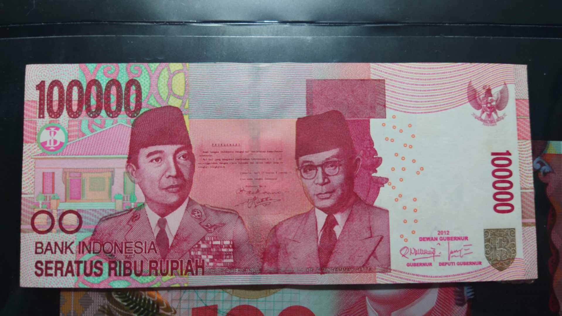 【囧羊收藏】精选微拍第39期暨2021年第三十期 双十一特辑 2012年印度尼西亚10万卢比 全新UNC