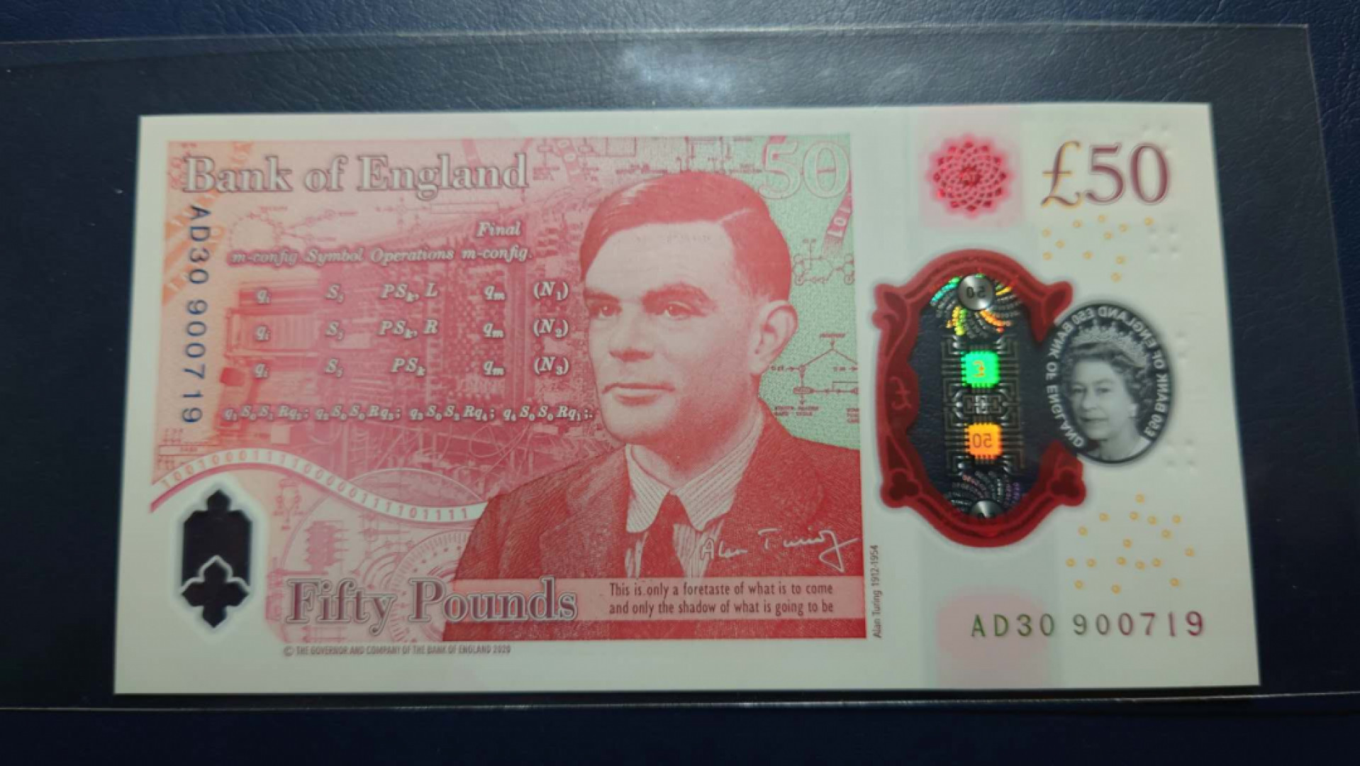 【囧羊收藏】精选微拍第39期暨2021年第三十期 双十一特辑 2021年英国G序列50镑塑料钞 全新UNC全程无4