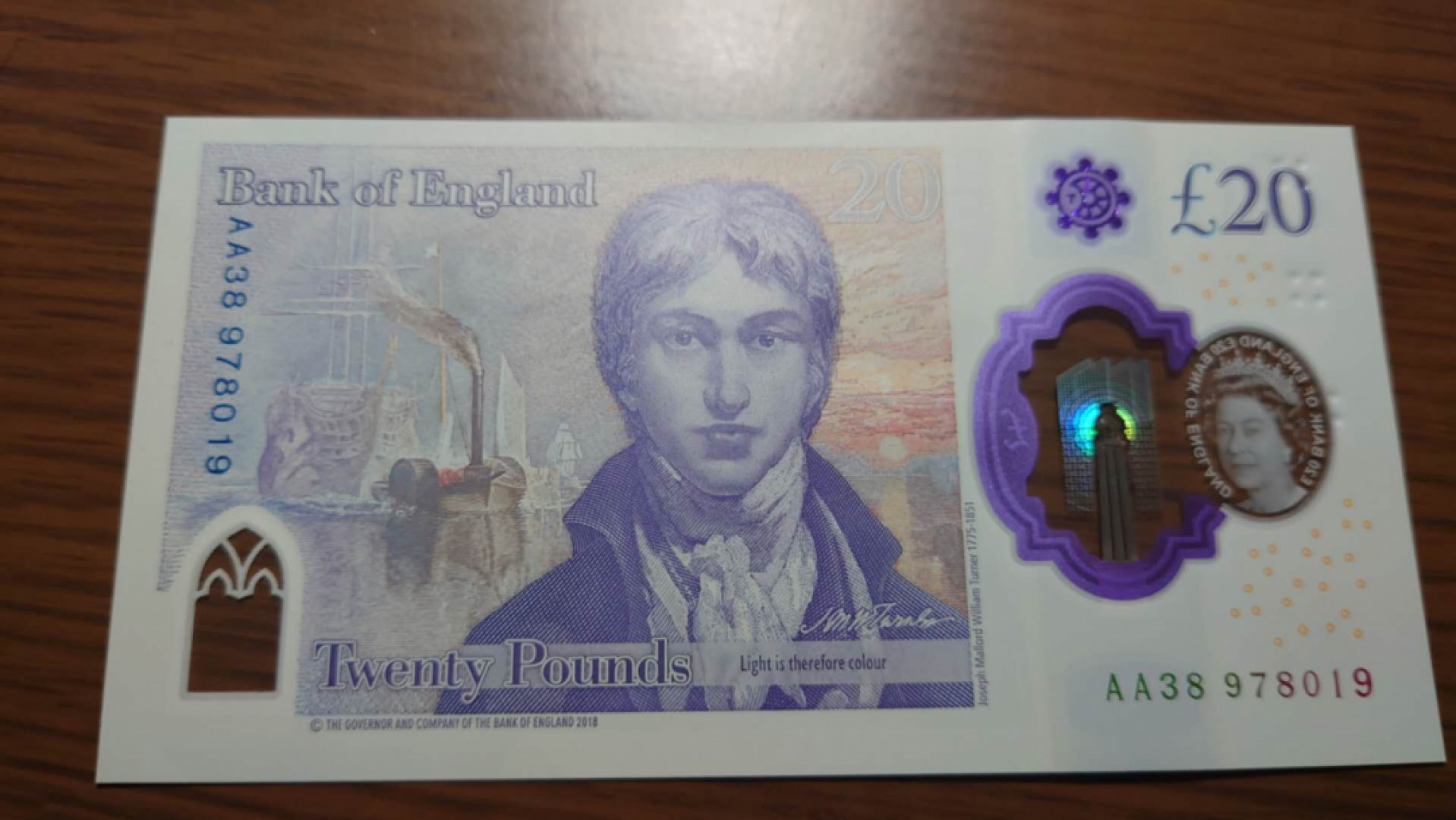 【囧羊收藏】精选微拍第39期暨2021年第三十期 双十一特辑 2020年英国G序列20镑 首发AA冠全程无4尾号019