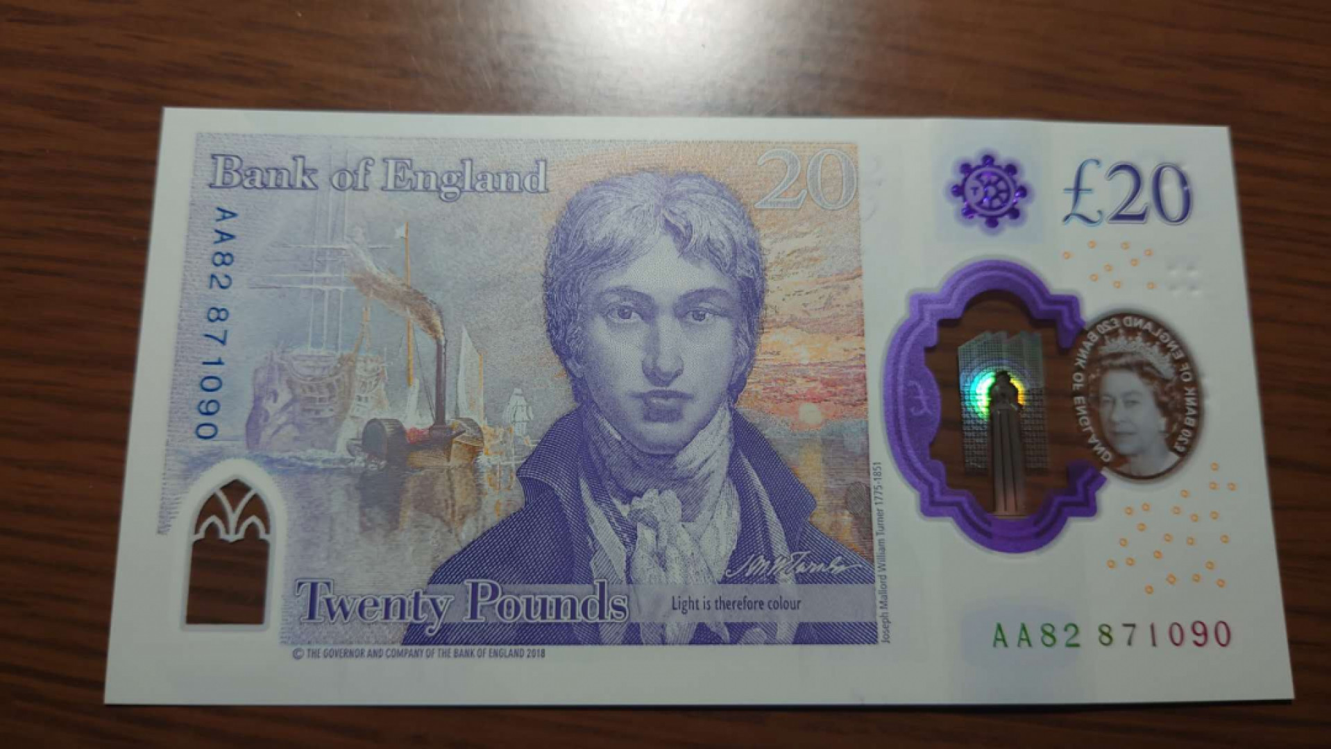 【囧羊收藏】精选微拍第39期暨2021年第三十期 双十一特辑 2020年英国G序列20镑 首发AA冠全程无4尾号090