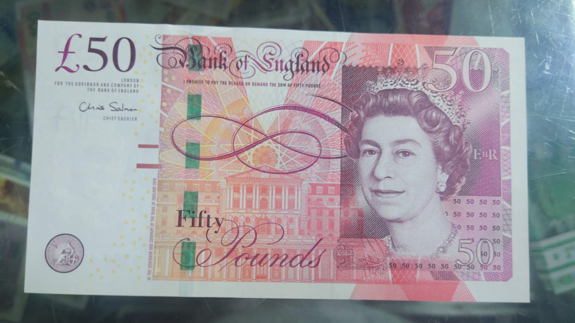 【囧羊收藏】精选微拍第39期暨2021年第三十期 双十一特辑 2010年英国F序列50镑 全新UNC无47双尾66