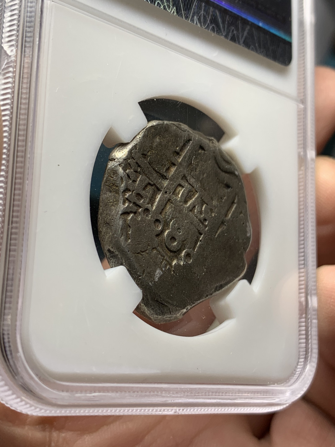 《竞宝斋》钱币微拍-第13场-本周日，周一2场连拍（全场顺丰包邮） 众城-XF45 西属殖民地 玻利维亚 1747-60年 费尔南多六世 8R 手工银币 原味好品 值得收藏