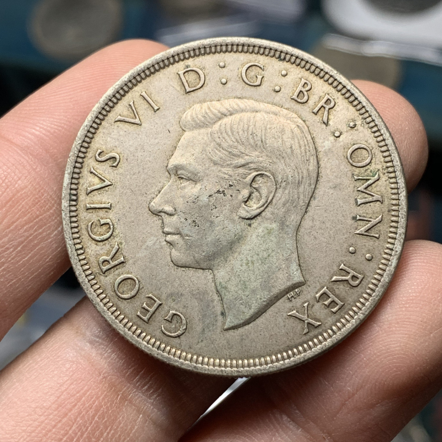 《竞宝斋》钱币微拍-第13场-本周日，周一2场连拍（全场顺丰包邮） 英国 1937 年 乔六登基纪念 克朗大银币