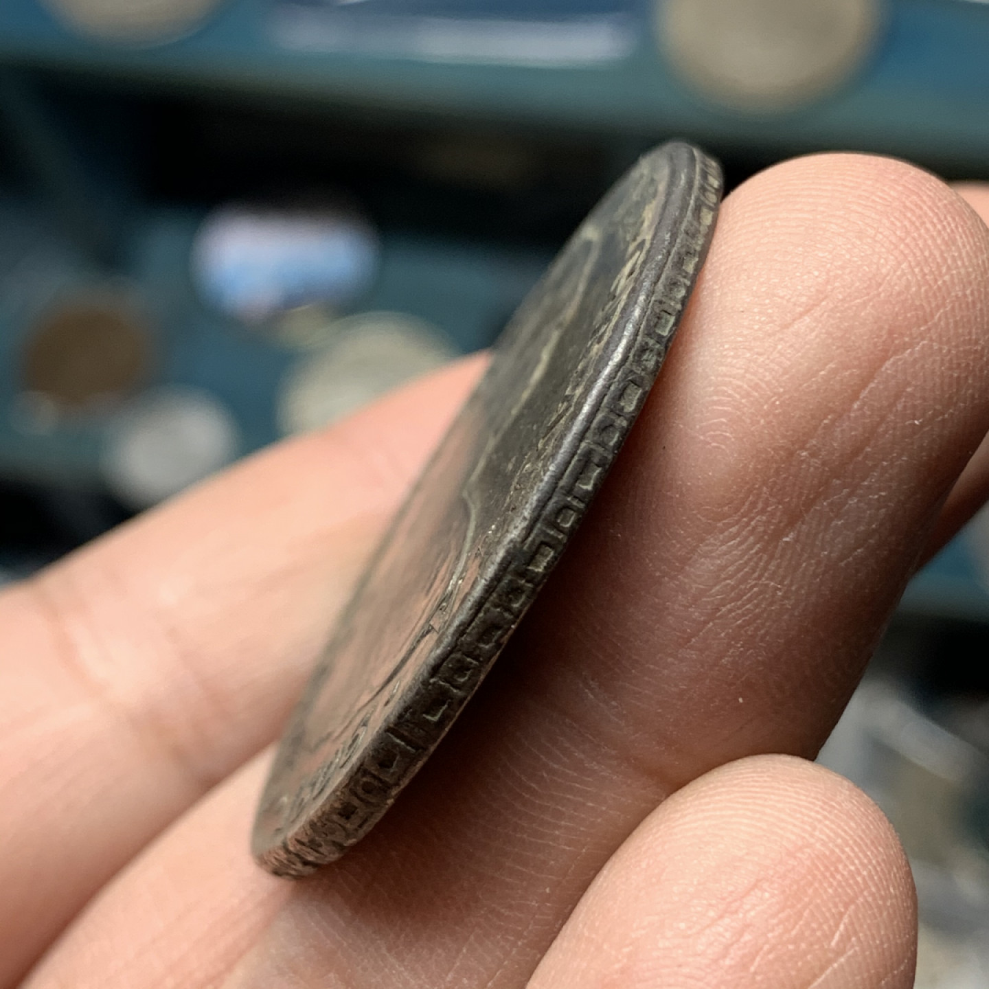 《竞宝斋》钱币微拍-第13场-本周日，周一2场连拍（全场顺丰包邮） 1803年 MO FT 墨西哥 卡四 8R 大银币 原味包浆