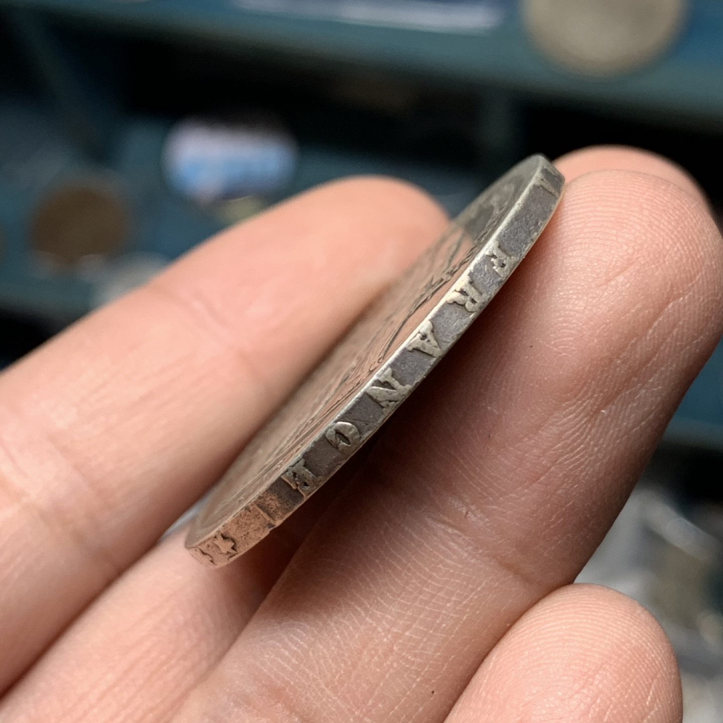 《竞宝斋》钱币微拍-第13场-本周日，周一2场连拍（全场顺丰包邮） 法国1848年 第二共和 大力神 5法郎原味 大银币