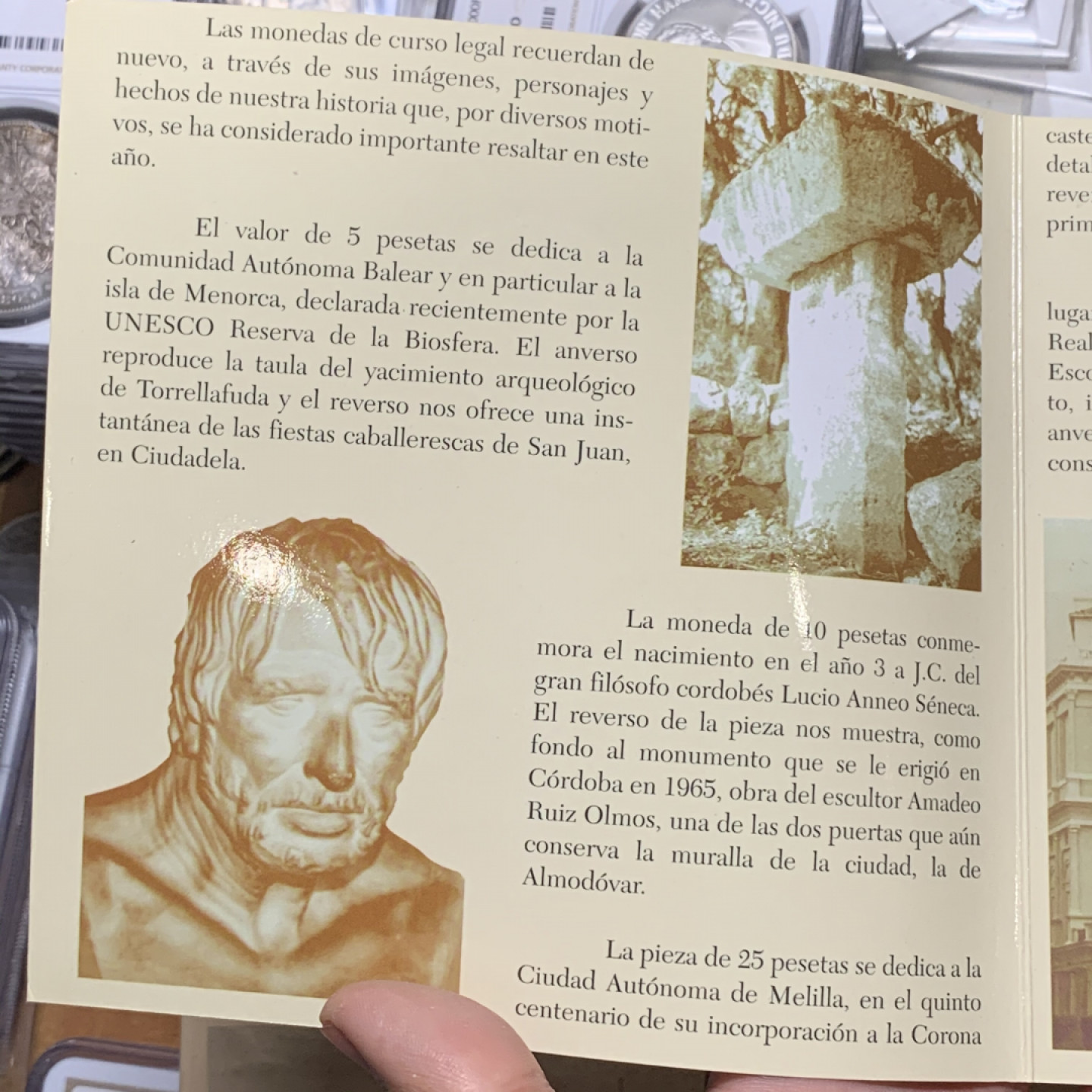 《竞宝斋》钱币微拍-第14场-本周日，周一2场连拍（全场顺丰包邮） 西班牙1997年卡装8枚装套币