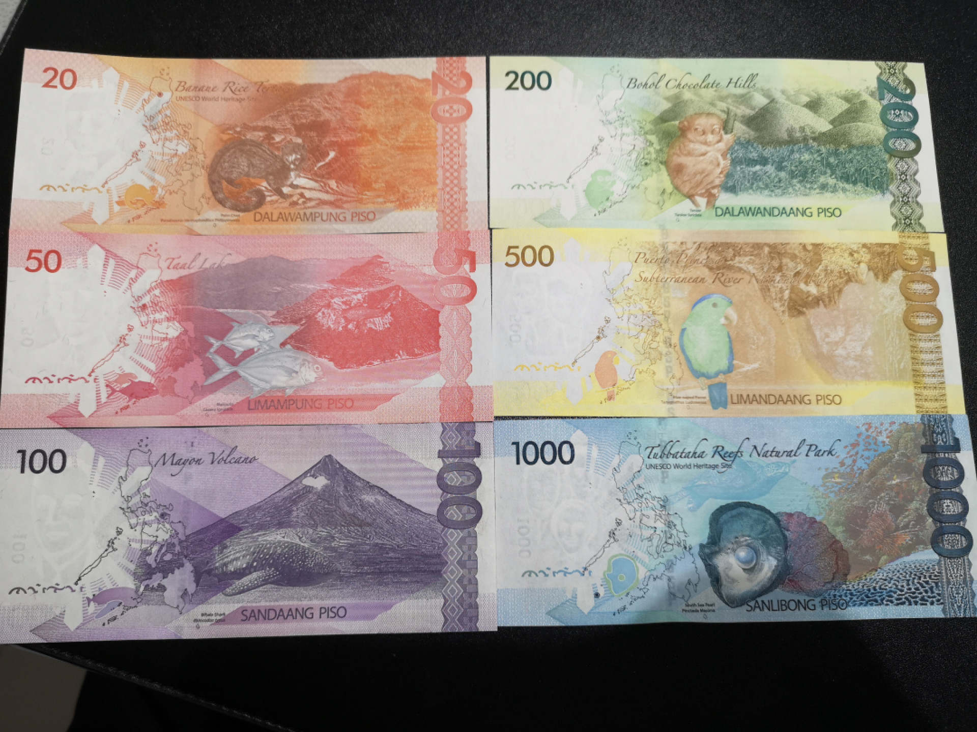 《外钞收藏家》第一百四十六期拍卖-超百件大拍场（本期106件） 菲律宾一套 6张 全新UNC