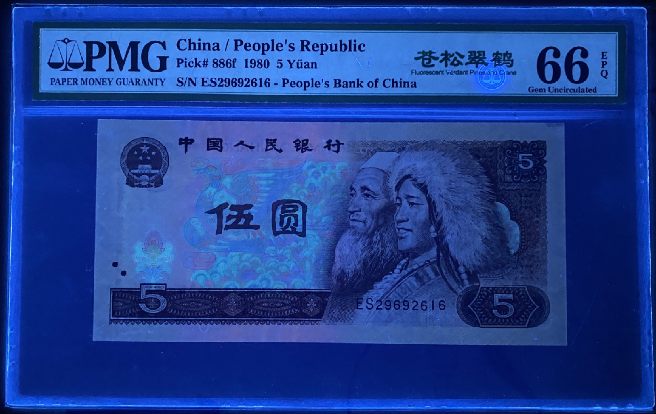 大黄蜂拍卖第28期 805苍松翠鹤ES29692616，66分