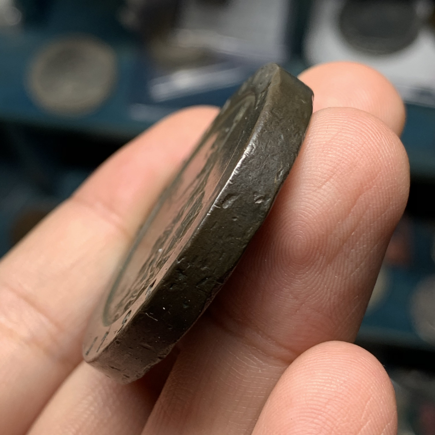 《竞宝斋》钱币微拍-第14场-本周日，周一2场连拍（全场顺丰包邮） 英国 1797年 2便士 大车轮 铜币