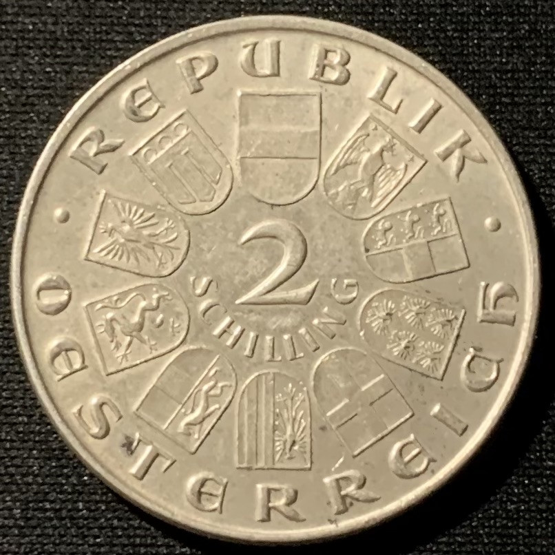 紫瑗钱币——第153期拍卖 奥地利 1930年 沃格魏德逝世 2先令 12克 0.64银