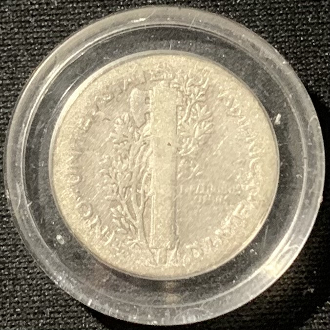 紫瑗钱币——第153期拍卖 美国 1934年 墨丘比利 小飞侠 10美分 2.5克 0.9银