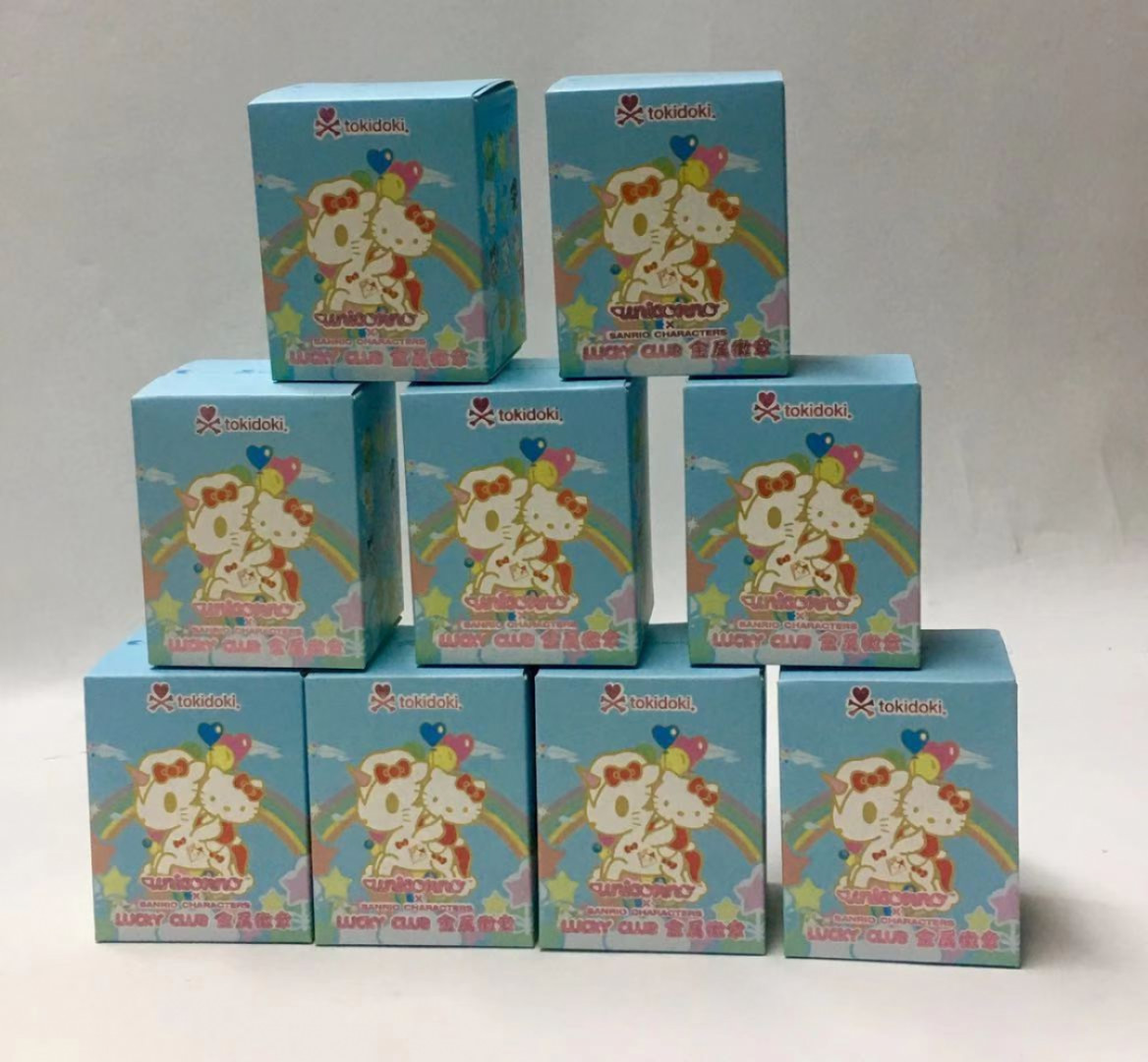 零元拍：tokidoki淘奇多奇LUCKY CLUB金属盲盒徽章，一次只拍一小盒哦