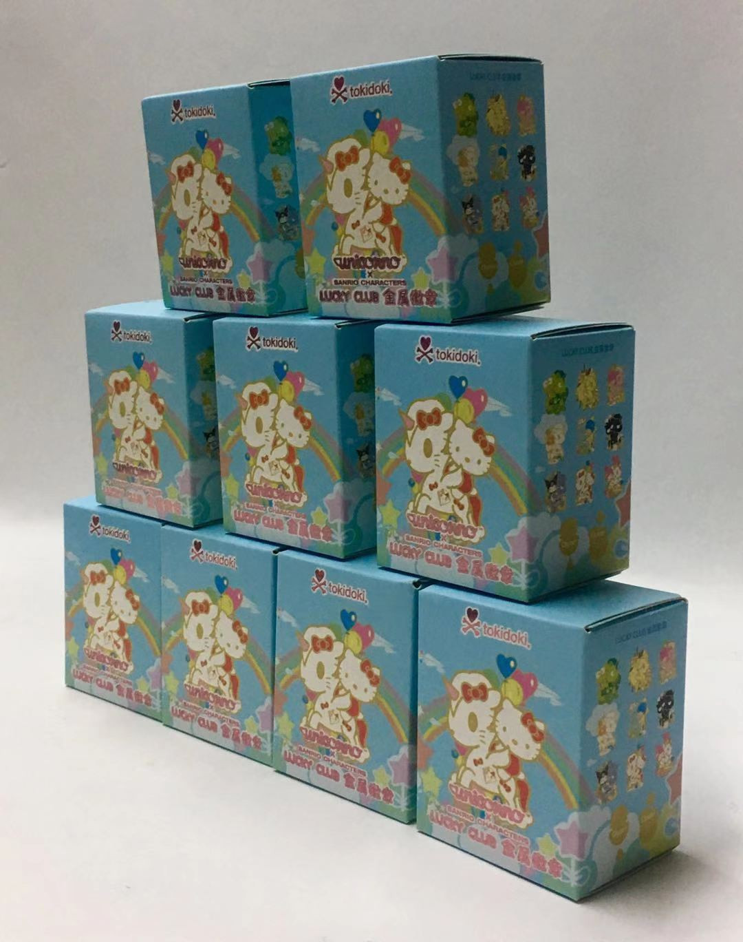 零元拍：tokidoki淘奇多奇LUCKY CLUB金属盲盒徽章，一次只拍一小盒哦