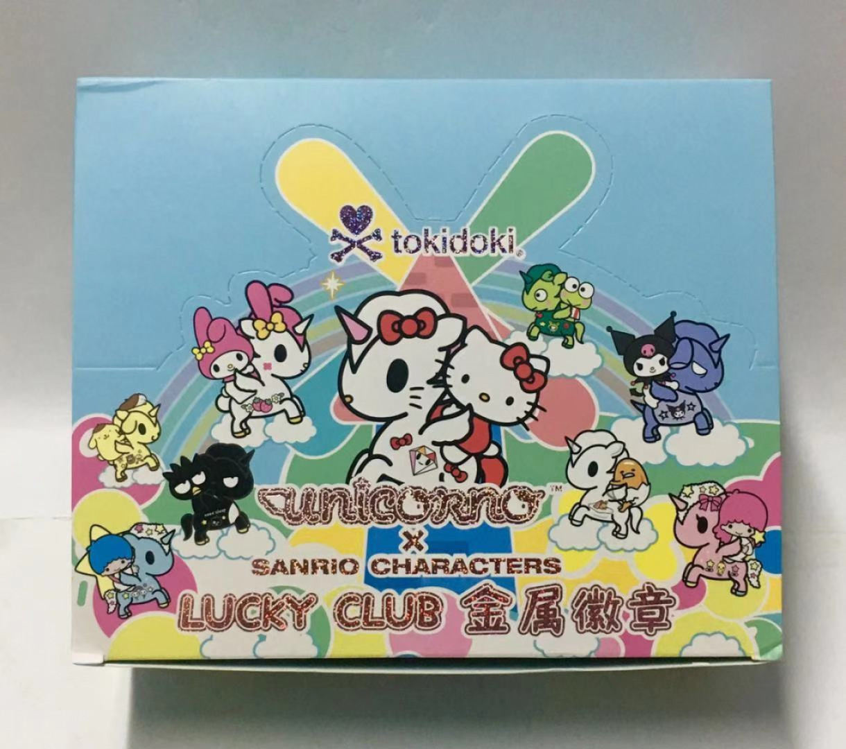 零元拍：tokidoki淘奇多奇LUCKY CLUB金属盲盒徽章，一次只拍一小盒哦
