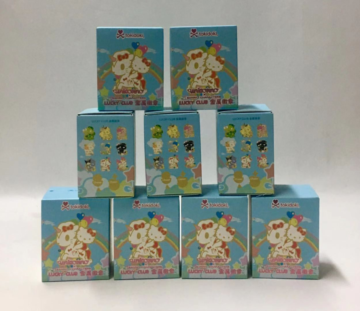 零元拍：tokidoki淘奇多奇LUCKY CLUB金属盲盒徽章，一次只拍一小盒哦