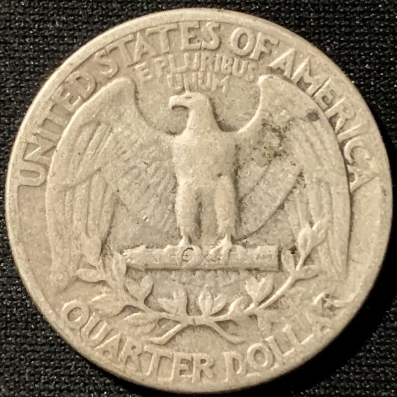 紫瑗钱币——第153期拍卖 美国 1948年 华盛顿 25美分 1/4美元 6.25克 0.9银