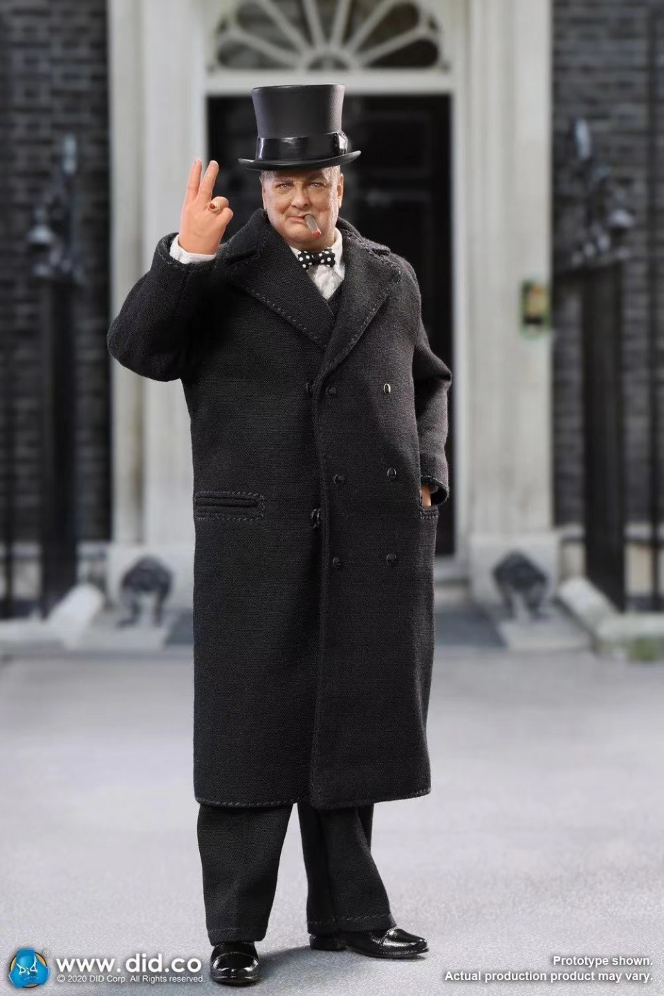  零元拍：DID 1:12掌上英雄系列-英国前首相丘吉尔