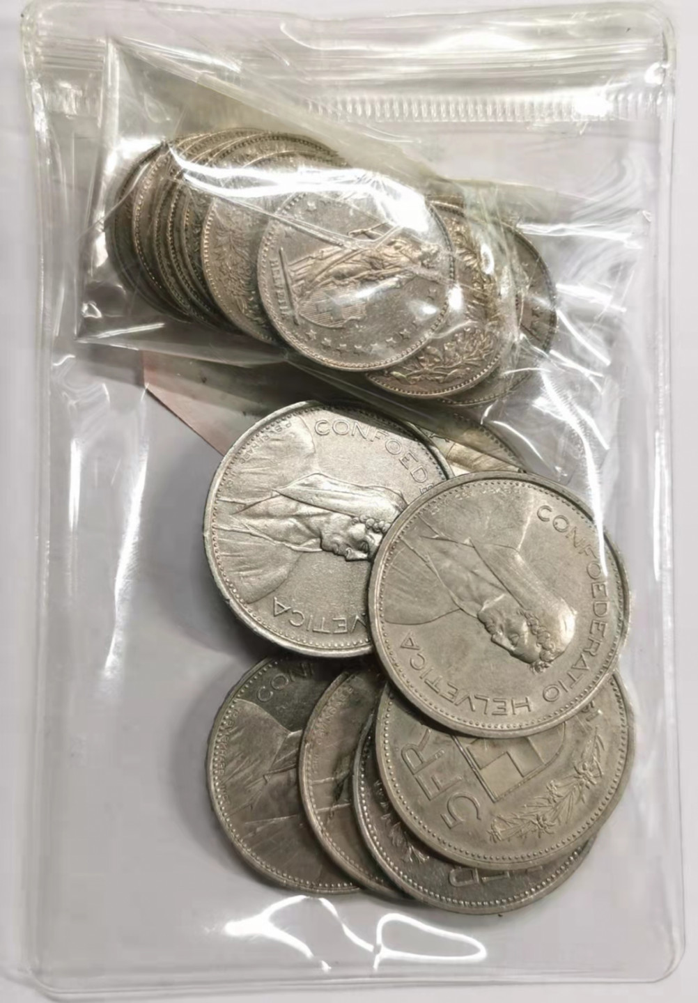 凡希社世界钱币微拍第一百七十八期 瑞朗一组 5Fr七枚 1Fr13枚