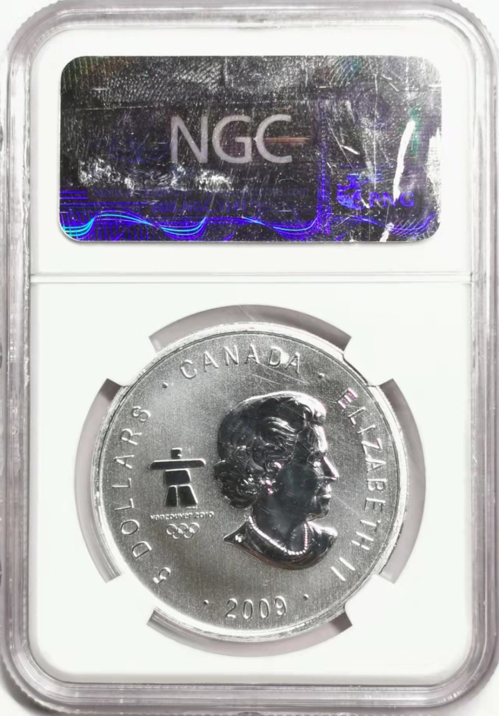 凡希社世界钱币微拍第一百七十八期 2009加拿大温哥华冬奥纪念银币NGC-MS69