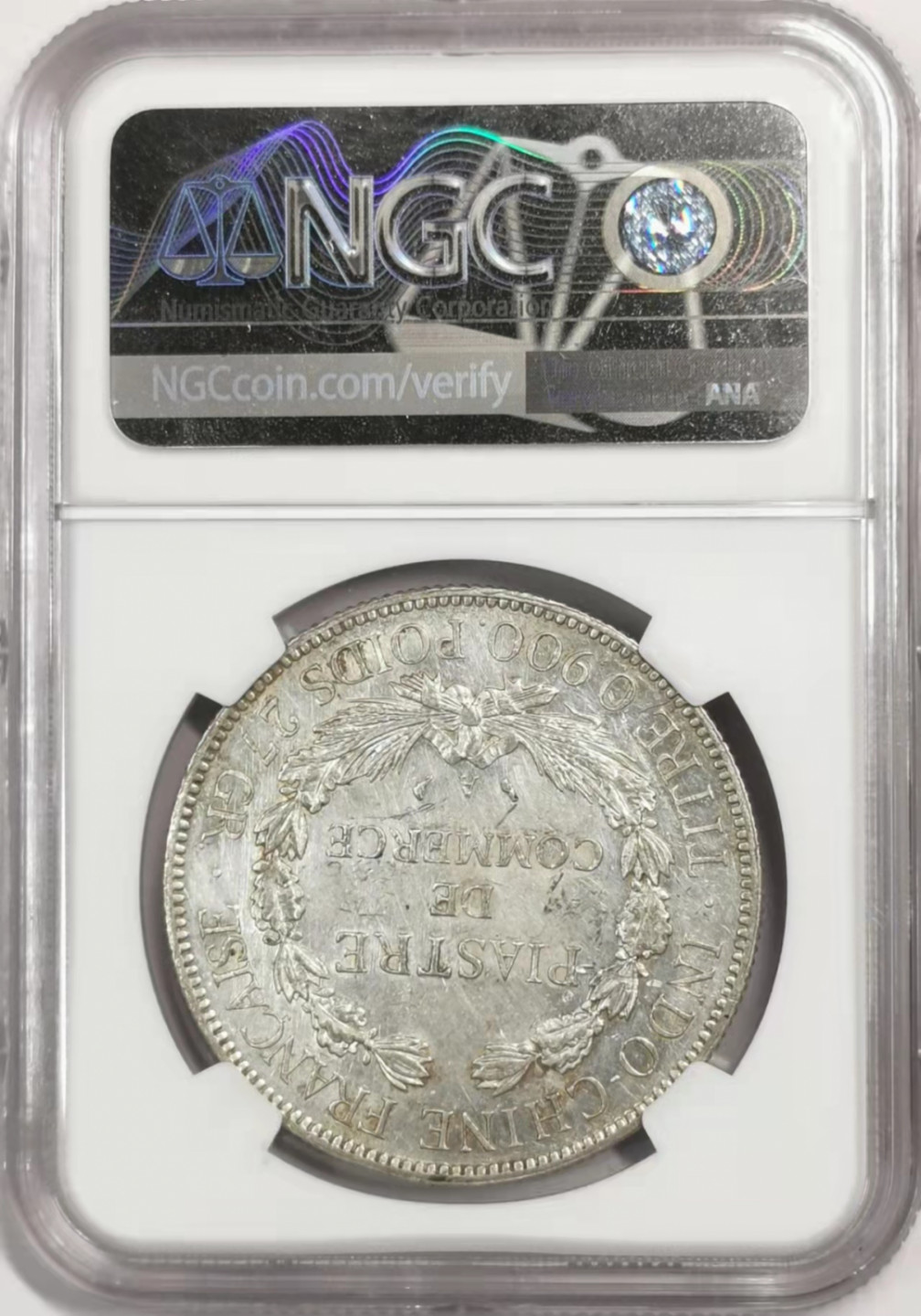 凡希社世界钱币微拍第一百七十八期 1926A法属印度支那皮亚斯特大银NGC-UNCD