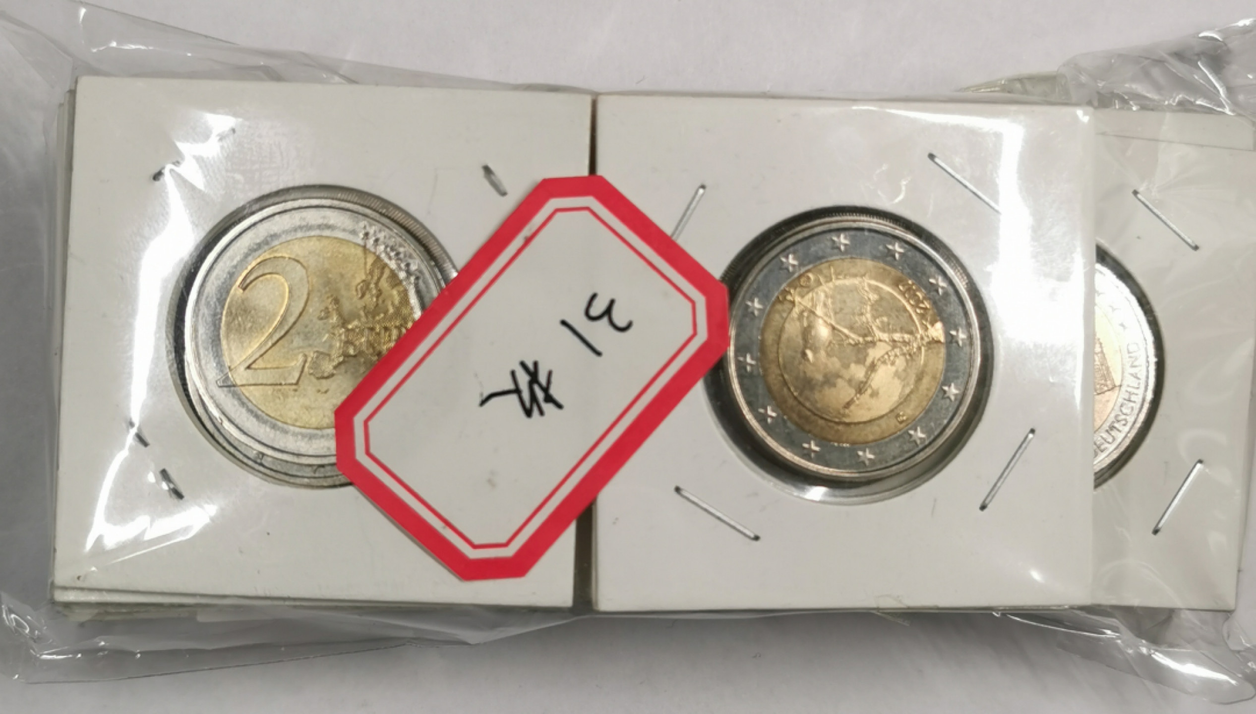 凡希社世界钱币微拍第一百七十八期 2欧元硬币31枚（大部分unc，详见图三）