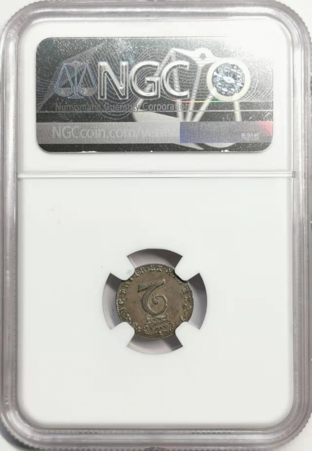 凡希社世界钱币微拍第一百七十八期 1743/0英国乔二2便士银NGC-MS62骑字版！