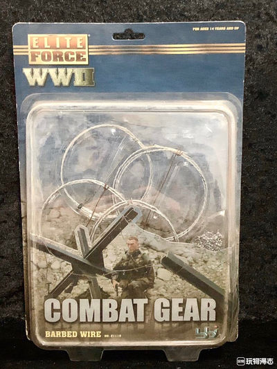 零元拍：BBI 1/6 WWII 铁丝网模型吊卡，2002年绝版老货。  - 零元拍：BBI 1/6 WWII 铁丝网模型吊卡，2002年绝版老货。 