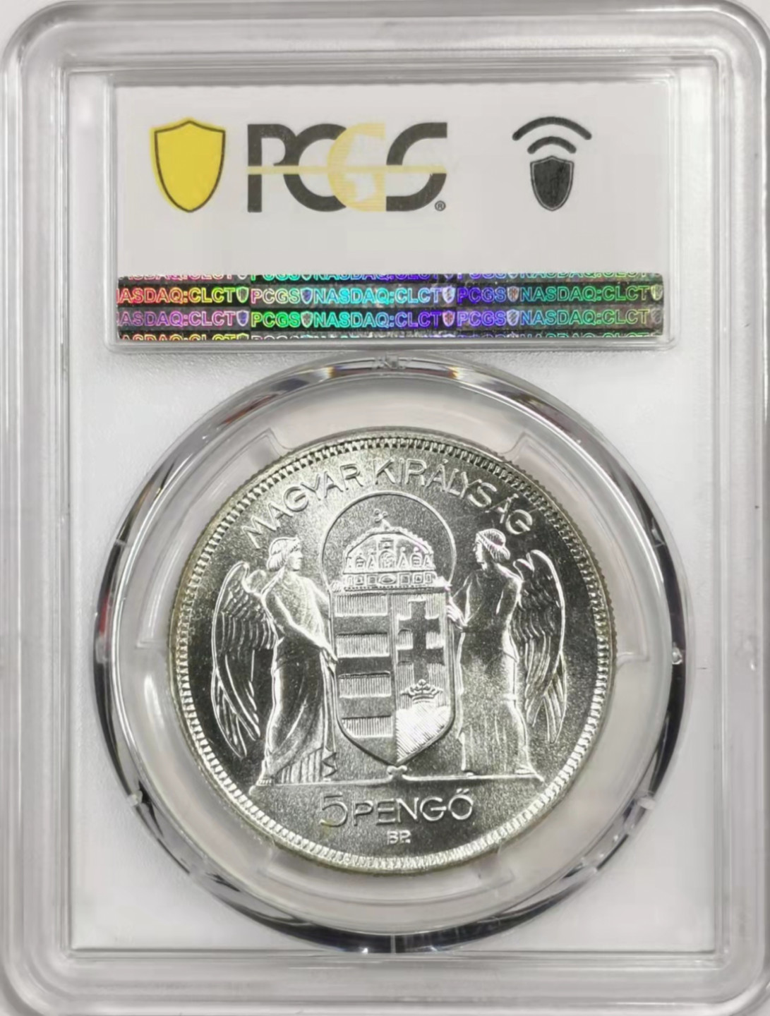 凡希社世界钱币微拍第一百七十八期 1930匈牙利5P大银PCGS-MS66