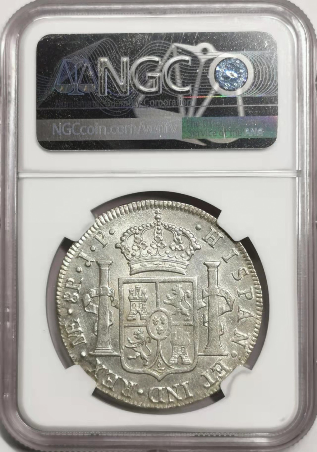 凡希社世界钱币微拍第一百七十八期 1816秘鲁费七双柱NGC-AUD