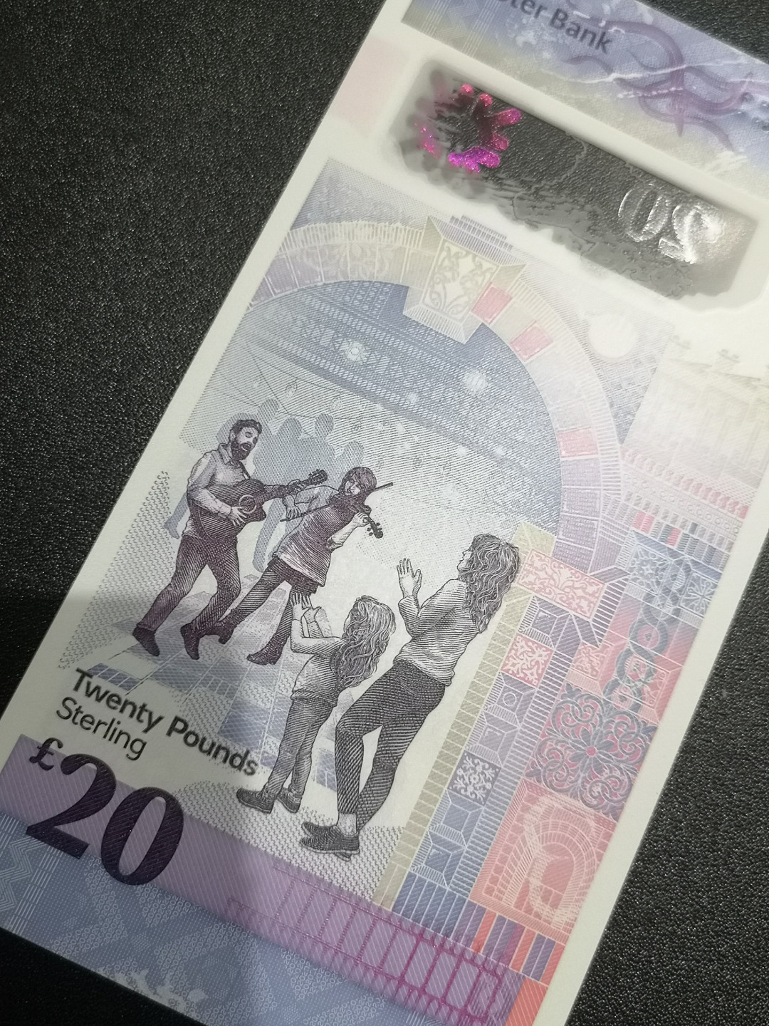 《外钞收藏家》第一百四十七期拍卖连拍第一场（98件） 2019年北爱尔兰20镑 首发AA冠 全新UNC