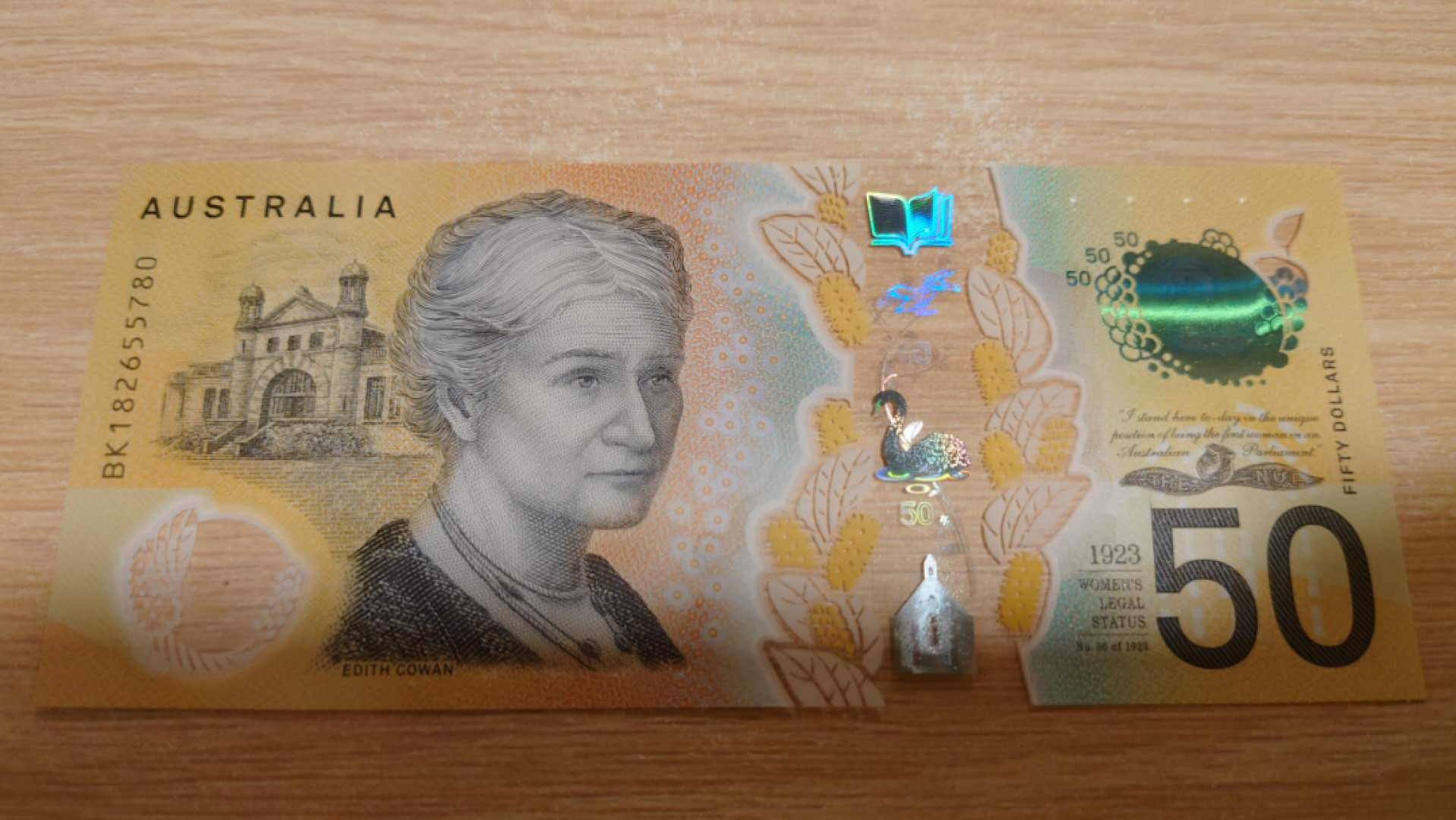 【囧羊收藏】精选微拍总第四十期暨2021年第31期 各国货币精选 2018年澳大利亚50元塑料钞 全新UNC全程无4尾号780