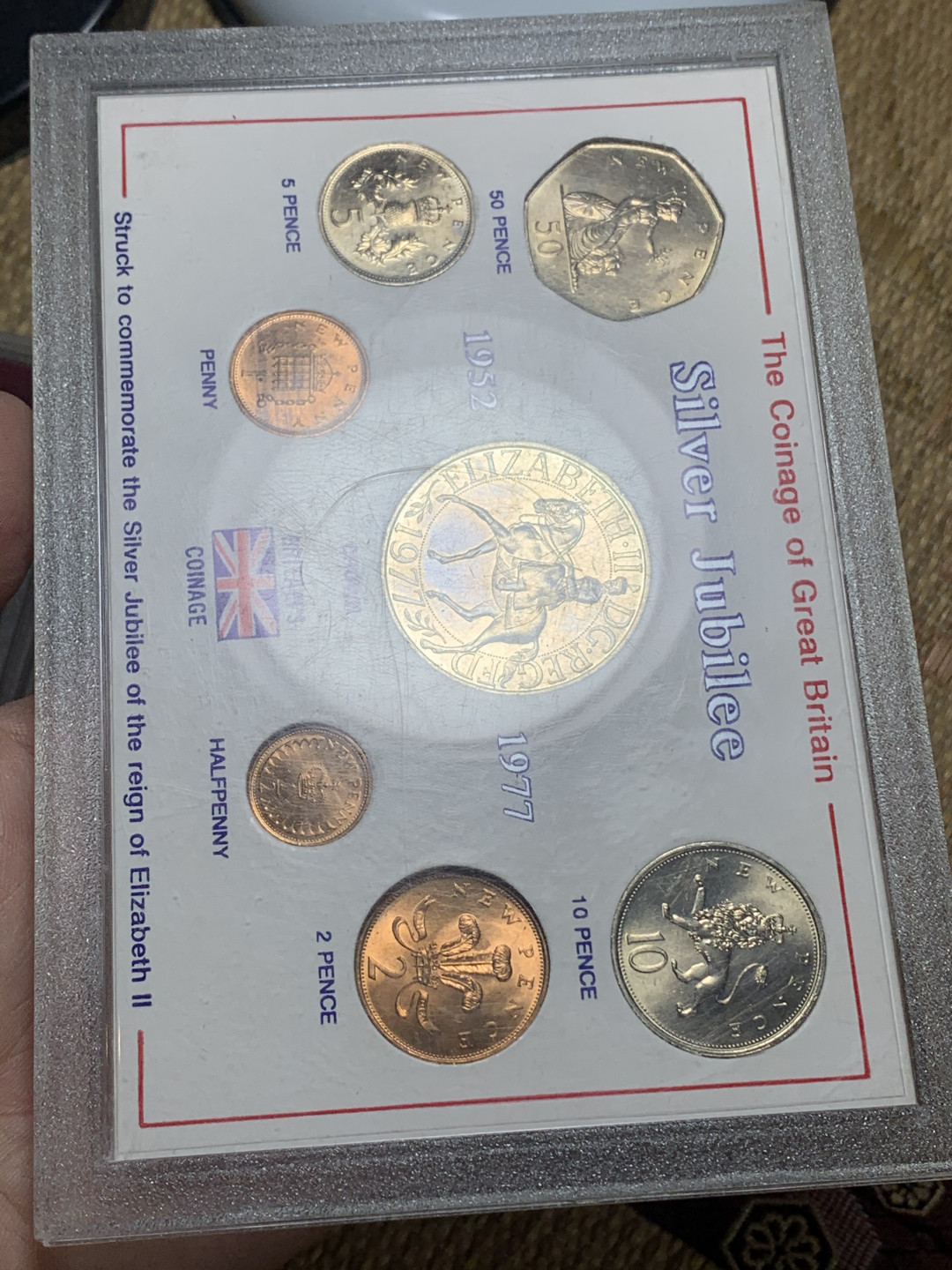 《竞宝斋》钱币微拍-第16场-本周日，周一2场连拍（全场顺丰包邮） 英国 早期 套币 4套一组  状态不错，品见图