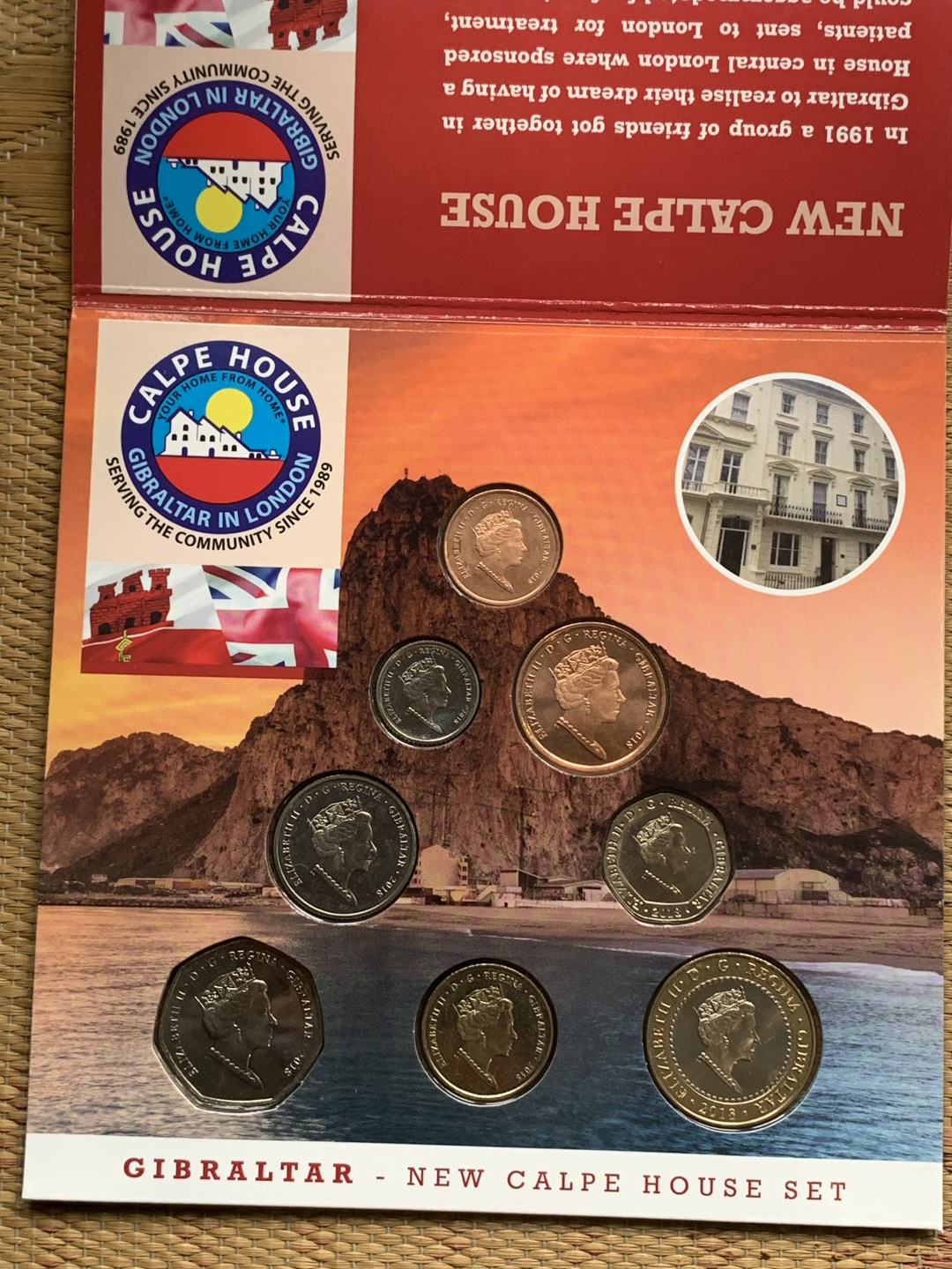 《竞宝斋》钱币微拍-第16场-本周日，周一2场连拍（全场顺丰包邮） 直布罗陀2018年原封套币