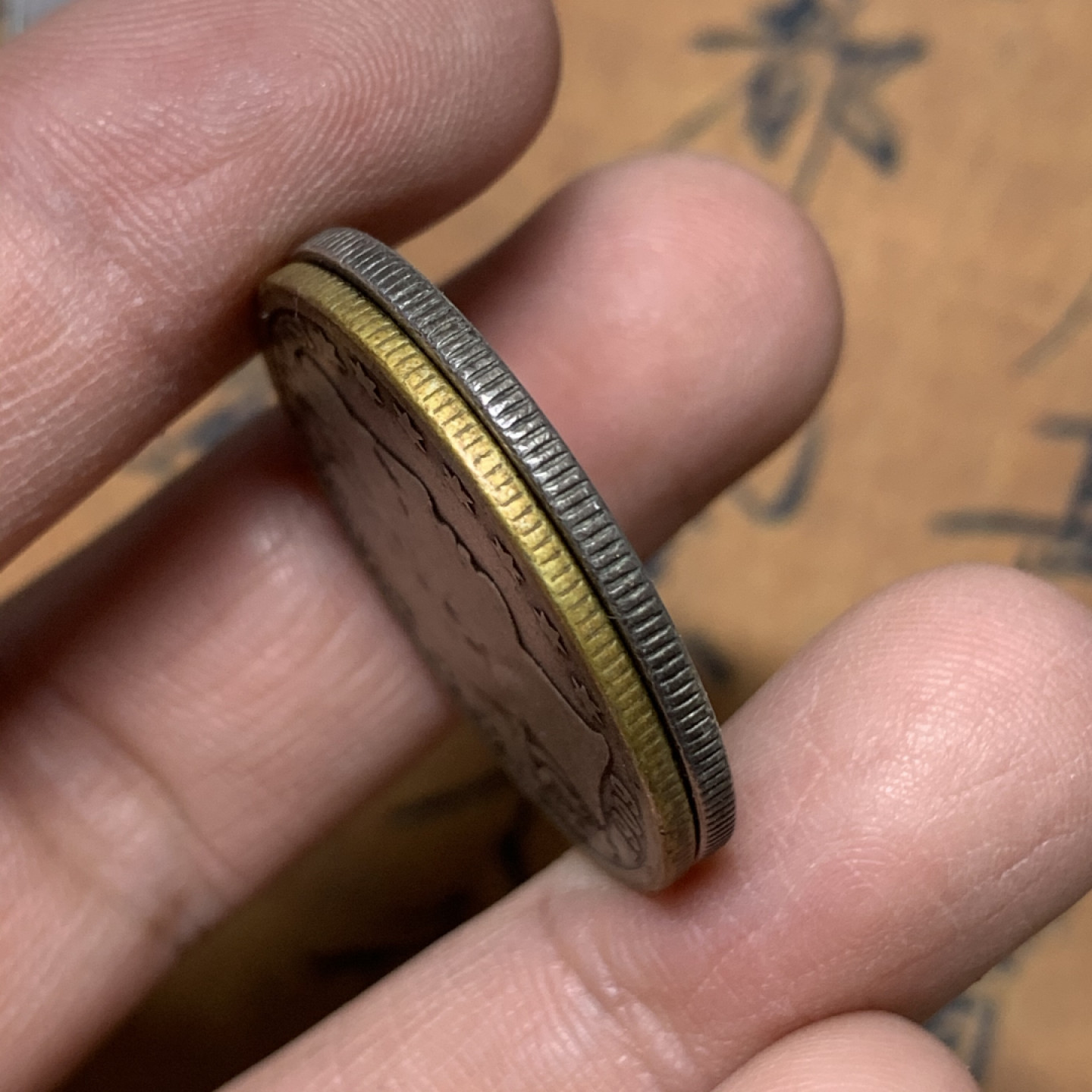 《竞宝斋》钱币微拍-第16场-本周日，周一2场连拍（全场顺丰包邮） 美国 1909+1876 半美元银币 一对 原味包浆 难得品种