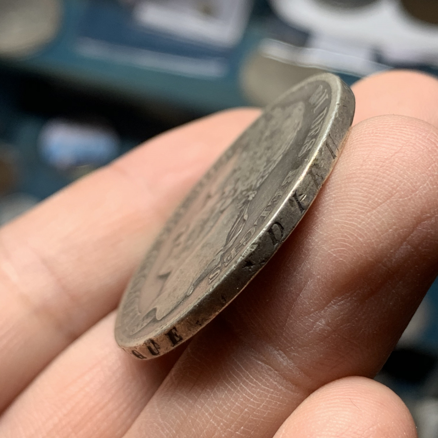 《竞宝斋》钱币微拍-第16场-本周日，周一2场连拍（全场顺丰包邮） 比利时1833年 稀少年份 花冠 利奥波特一世 5法郎大银币