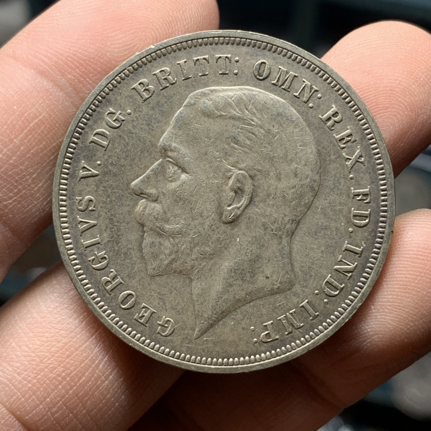 《竞宝斋》钱币微拍-第16场-本周日，周一2场连拍（全场顺丰包邮） 好品 英国 1935 乔六 木马 克朗 大银币