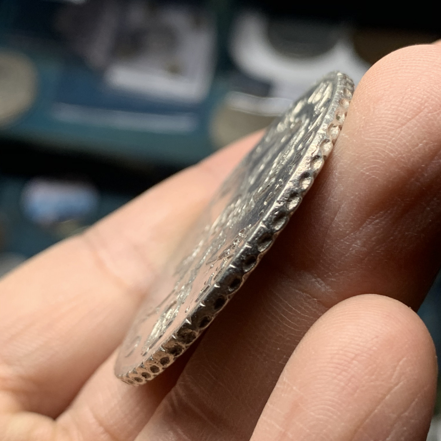 《竞宝斋》钱币微拍-第16场-本周日，周一2场连拍（全场顺丰包邮） 德邦 吕贝克 1752年 48先令大银币 细节清晰 底板超赞