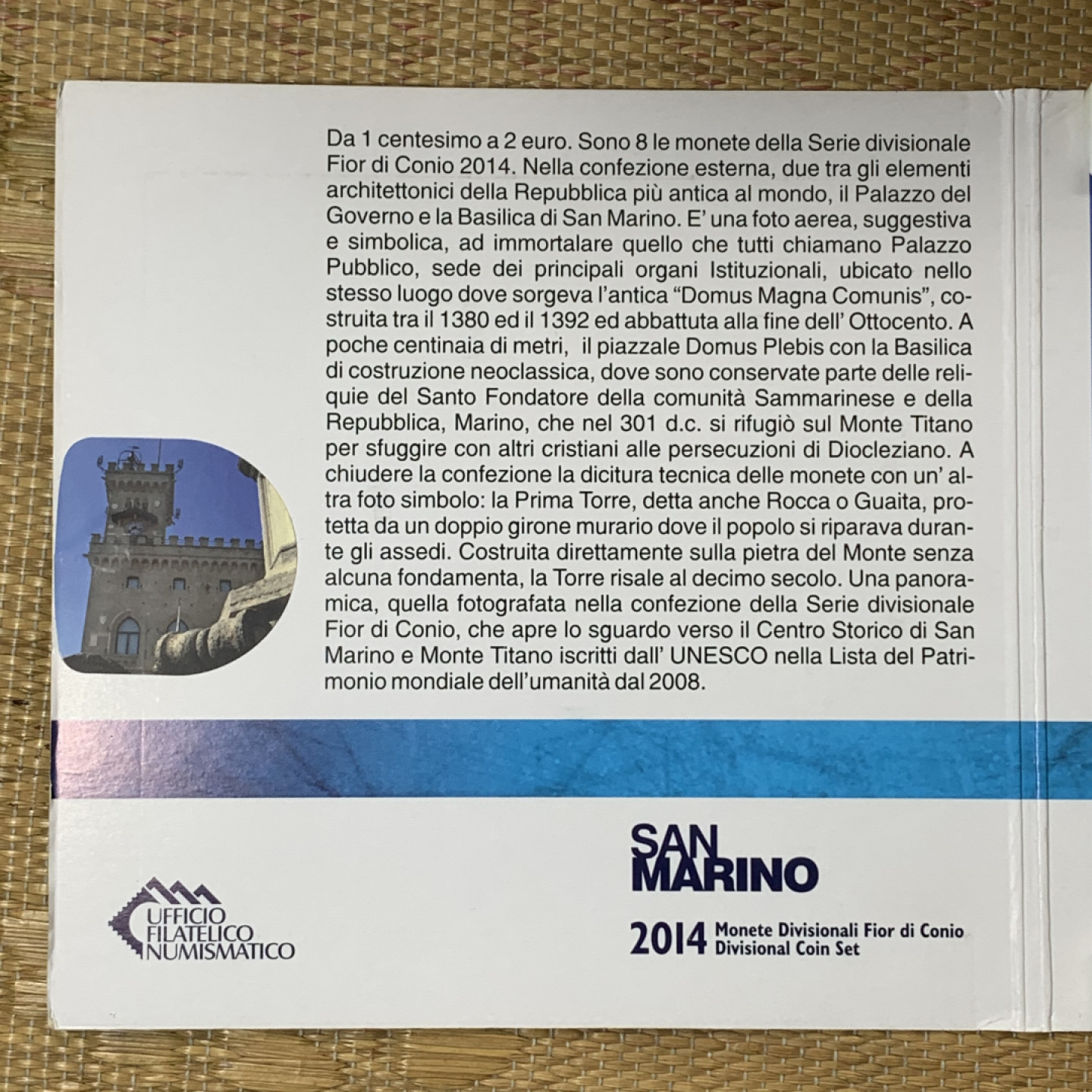 《竞宝斋》钱币微拍-第16场-本周日，周一2场连拍（全场顺丰包邮） 圣马力诺2014年原封套币